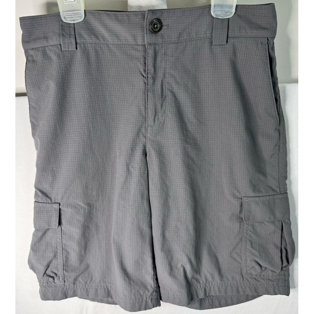 Under Armour Shorts Boys L Gray Lightweight Cargo Youth‎ Golf Performance - Picture 2 of 6